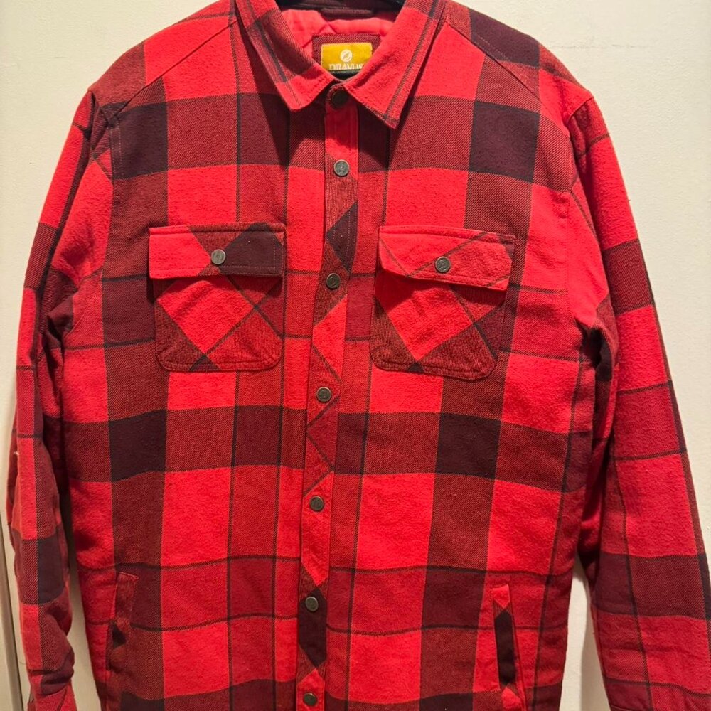 Red and black Dravus flannel jacket